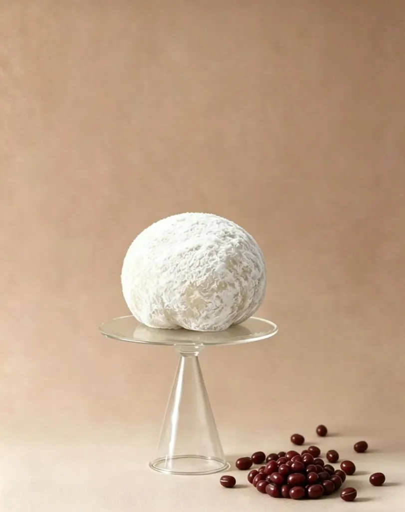 [12] Mochi vegano de judía roja